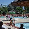 Vacances à Palavas au bord de l'espace aquatique du camping